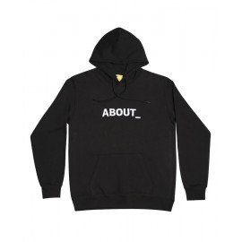 Felpa nera "About_"