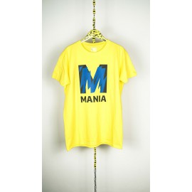 T-shirt gialla "Mania"