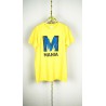 T-shirt gialla "Mania"